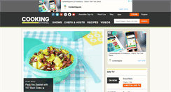 Desktop Screenshot of cookingchanneltv.com