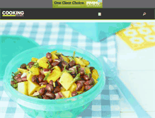 Tablet Screenshot of cookingchanneltv.com